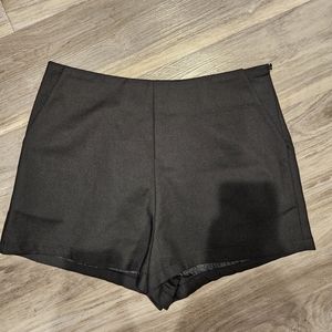 Fashion Nova Black Slack Shorts